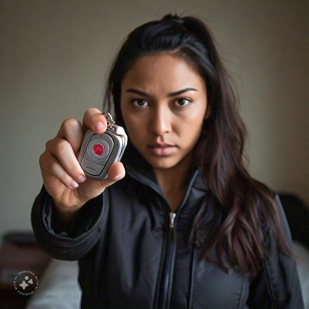 a_woman_with_a_personal_self_defence_alarm